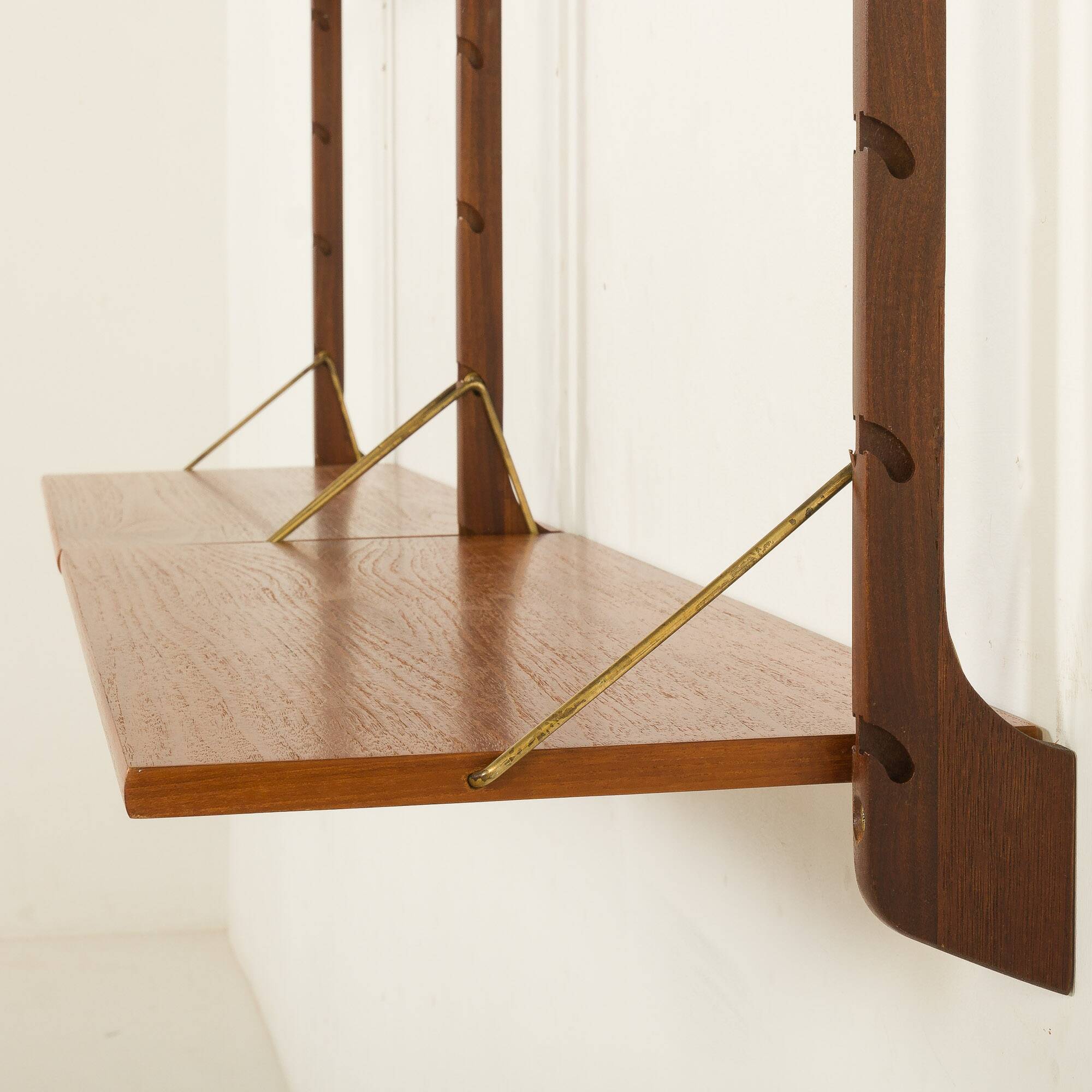 Small Ergo teak wall unit by John Texmon, Norway 1960s