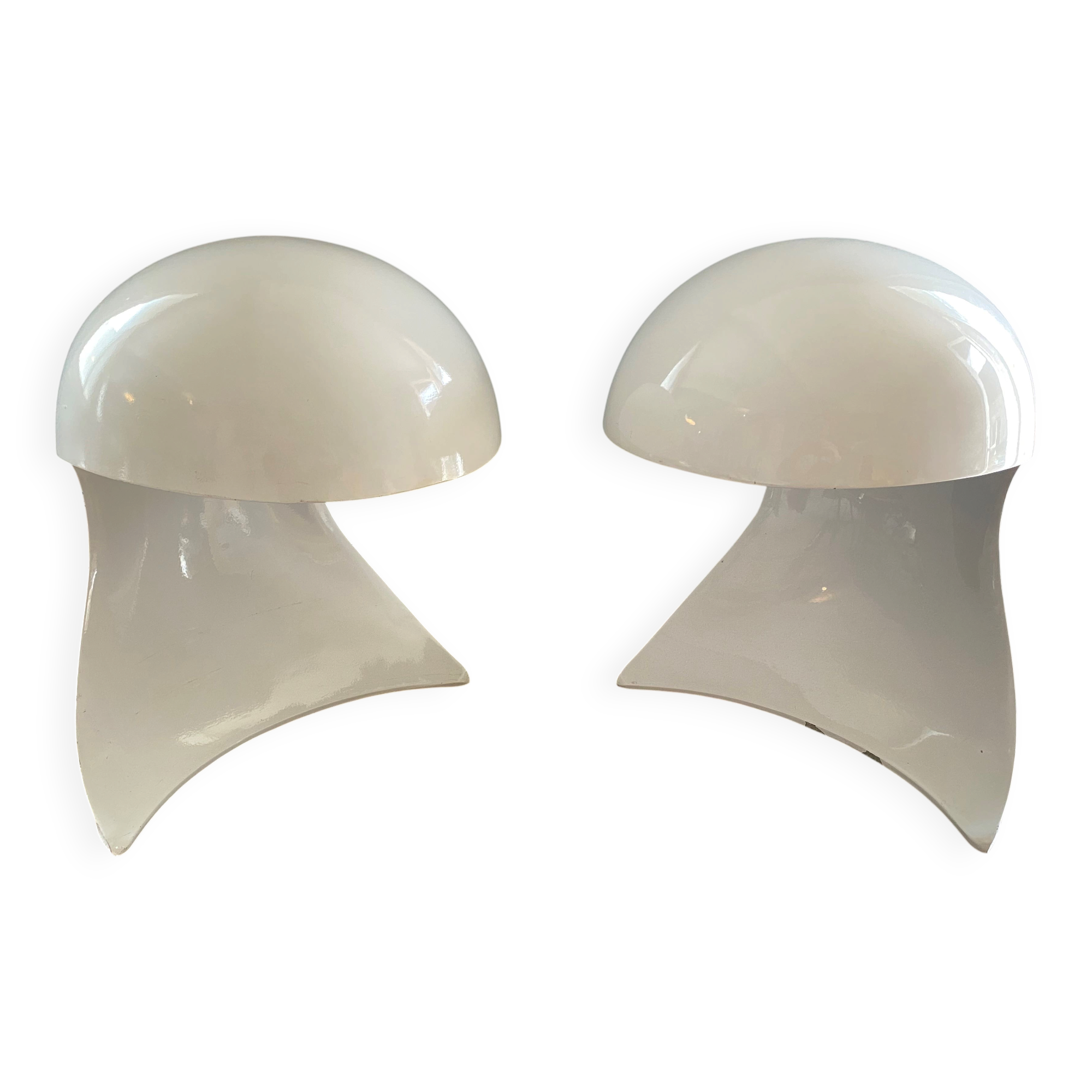 Pair of Dania lamps by Dario Tognon for Artemide vintage 1969
