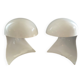 Paire de lampes Dania de Dario Tognon par Artemide vintage 1969