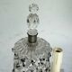 Lampes de table en cristal Maria Theresa avec candélabres. Ensemble de deux. Italie, années 1940.