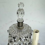 Maria Theresa Crystal Candelabra Table Lamps. Set of two. Italy 1940s