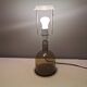 Very rare Holmegaard glass table lamp, designed by Michael Bang 1974 (Already discontinued in 1981)