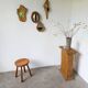 Pine stool assigned to Charlotte Perriand for Les Arcs.