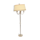 Silver metal lamppost