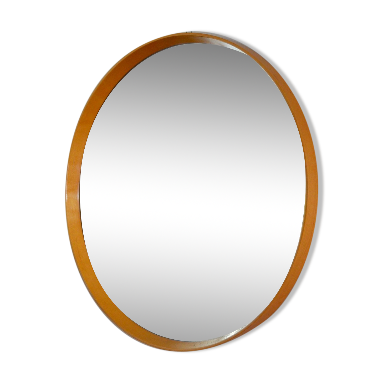 Scandinavian round mirror 1970s - 71cm