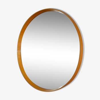 Miroir rond scandinave 1970 - 71cm