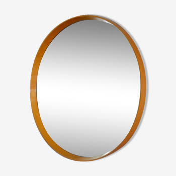 Scandinavian round mirror 1970s - 71cm