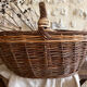 Large vintage harvest basket