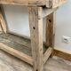 Old wooden workbench