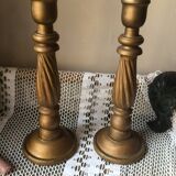 Grand bougeoir en bois