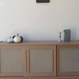 Scandinavian woden long sideboard.