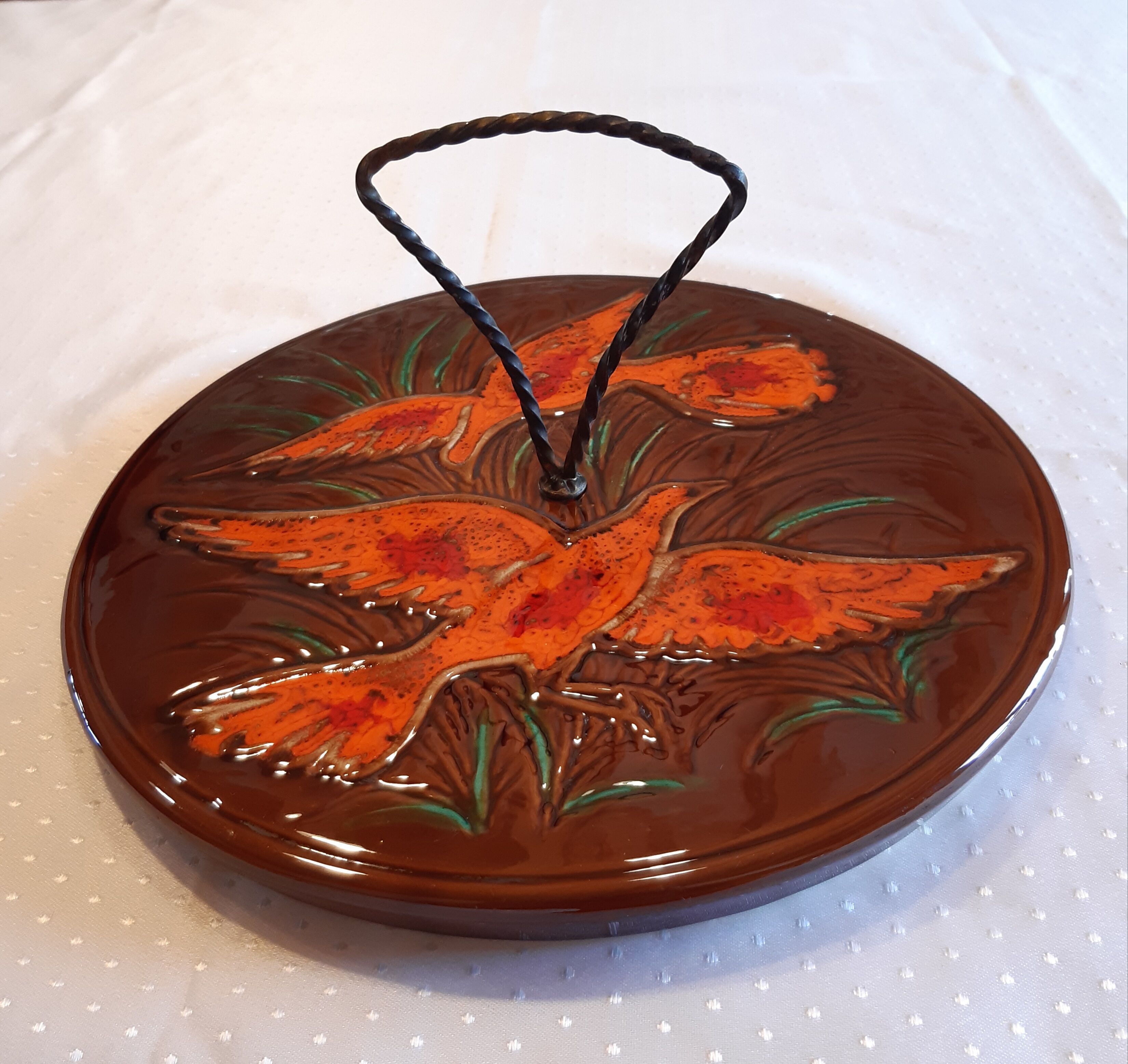 Vallauris bird cheese tray