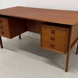 Teak Executive Desk By Arne Vodder For Brouer, 1960s.