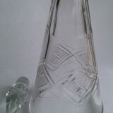 Old engraved conical jug
