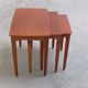 Nesting tables in teak & oak by Svend Åge Madsen, 1960s