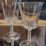 70's water glasses and wine glasses set