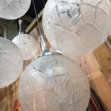 Lampe en cascade Doria verre croco