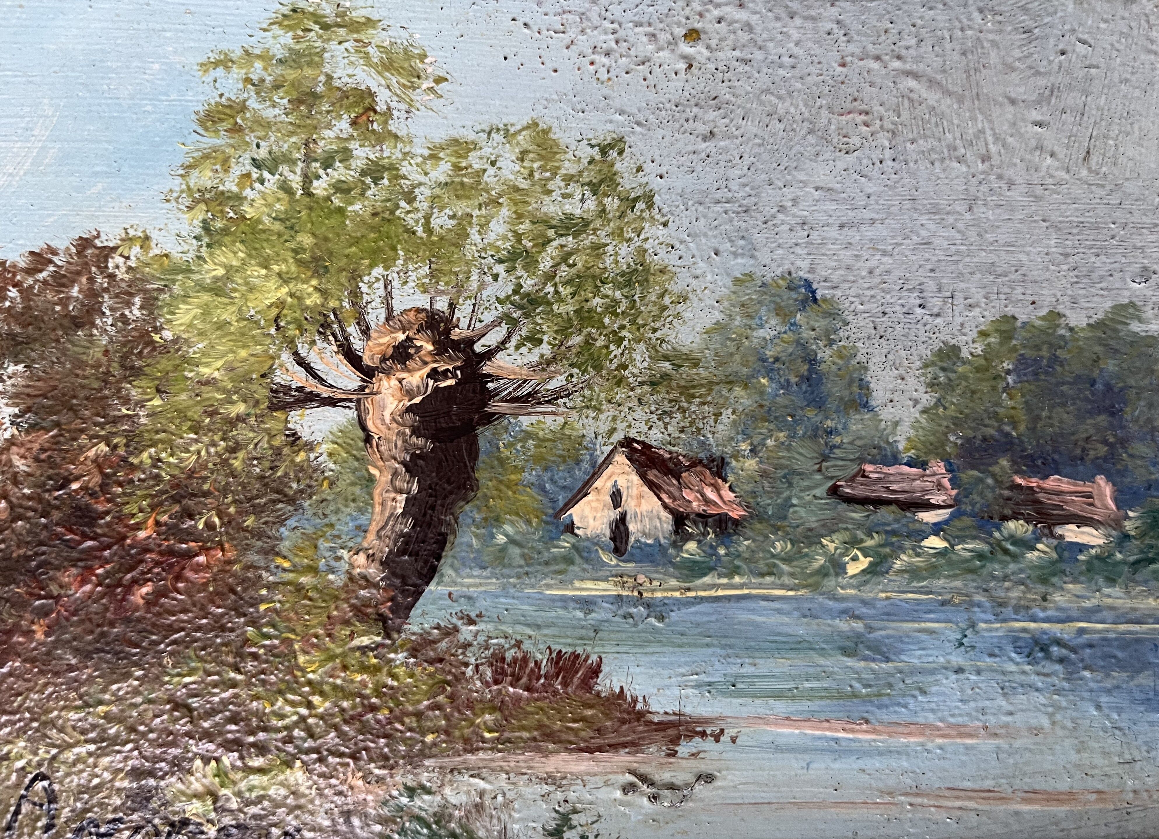 Painting, oil on panel