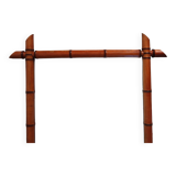 Large vintage bamboo mirror from the 20s