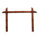 Grand miroir bambou vintage années 20