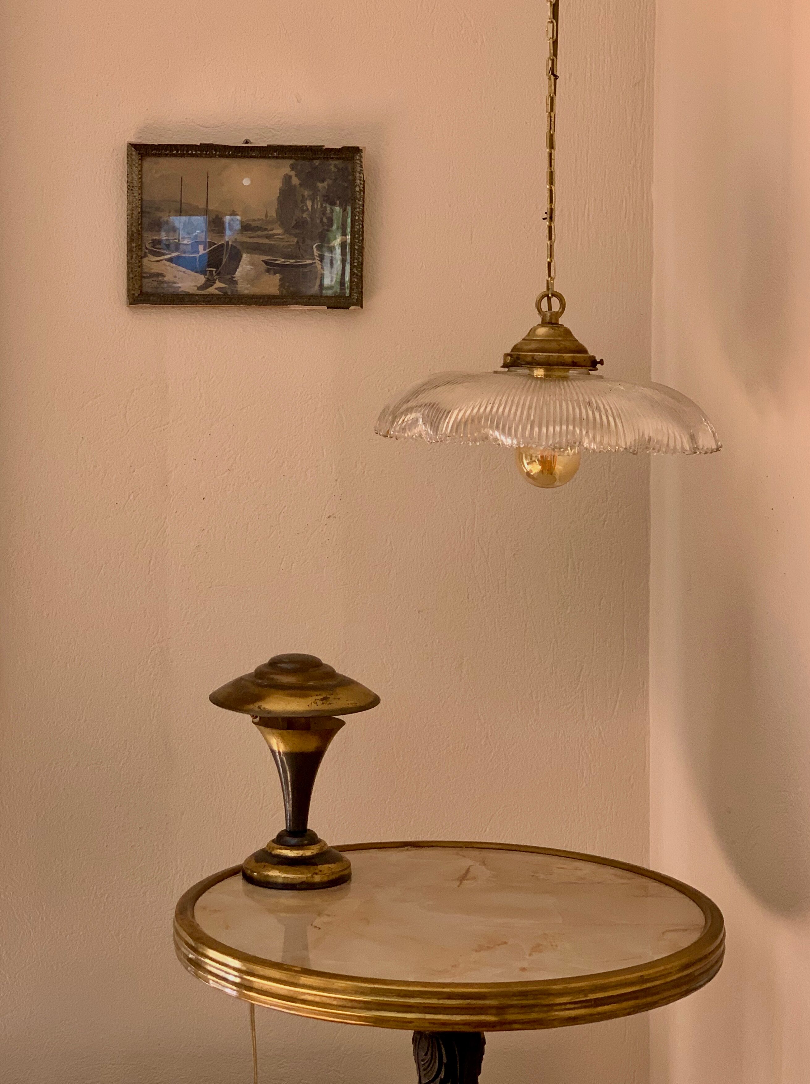 Holophane hanging lamp