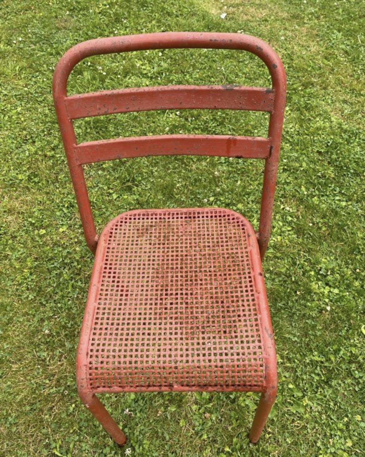 Set of 4 industrial style chairs