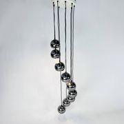 Lustre Cascade Mid Century en Chrome, 1960s