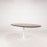 Oval dining table in rosewood by Maurice Burke for Arkana, England, 1960s