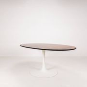 Oval dining table in rosewood by Maurice Burke for Arkana, England, 1960s