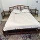 1970s vintage rattan bed