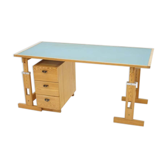 Desk Asko scandinave architecte Finland 1970s