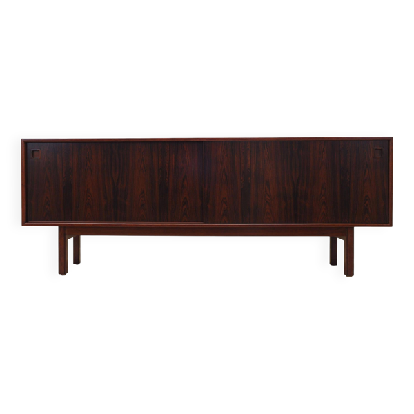 Enfilade en palissandre, design danois, années 1970, fabricant : Omann Jun