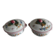 Lot of ceramic pieces Emile Tessier Malicorne sugar bowl candy dish