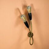 Mid Century double sconce wall lamp