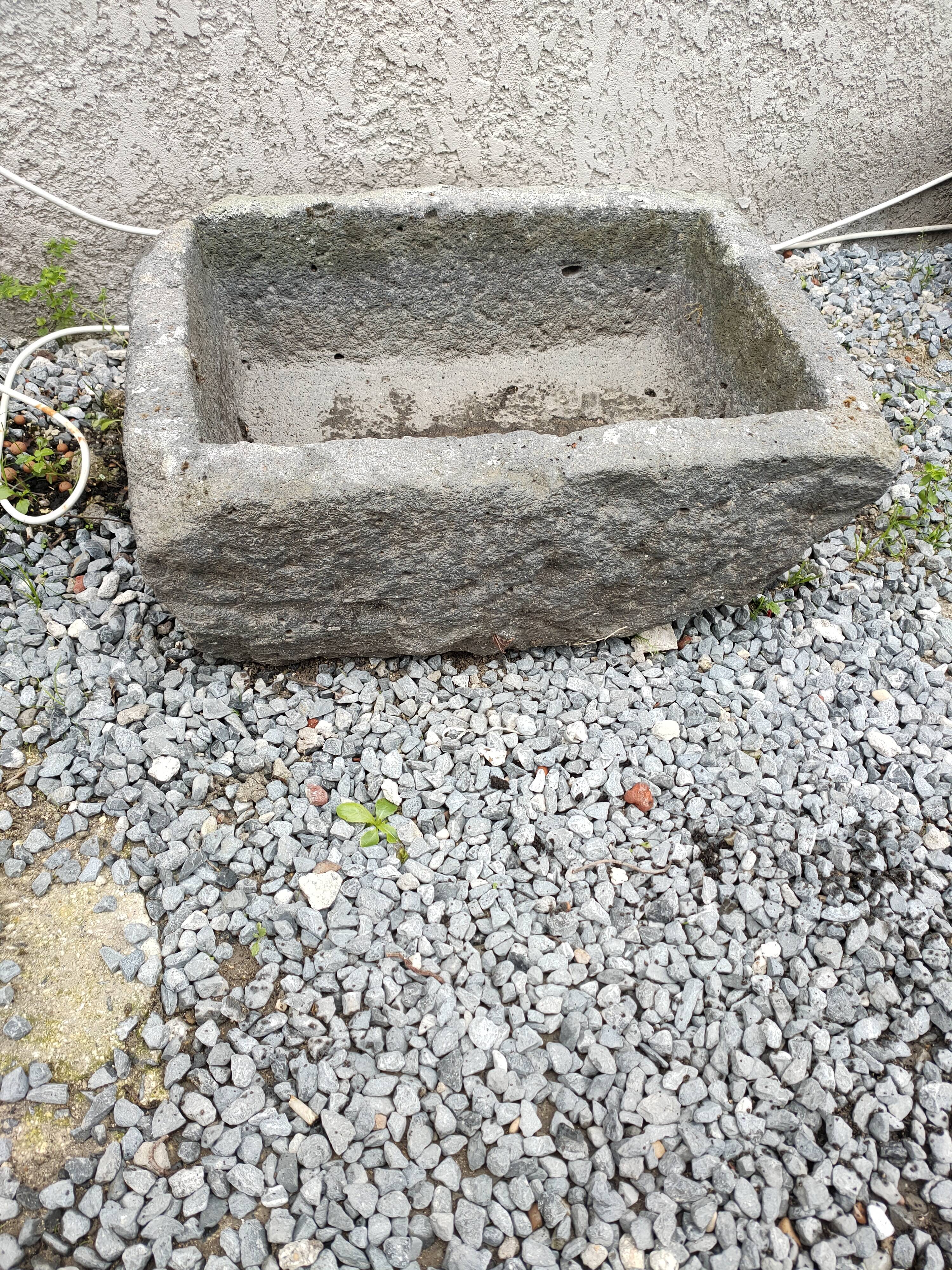 Blue stone tray cut 19th century