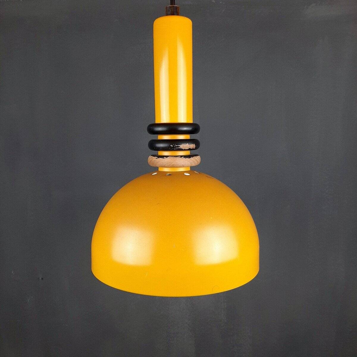 Suspended Metal Lamp by Sijaj Hrastnik, 1970s