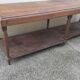 Grande table Drapier ancienne XIX eme meuble métier atelier tissu commerce