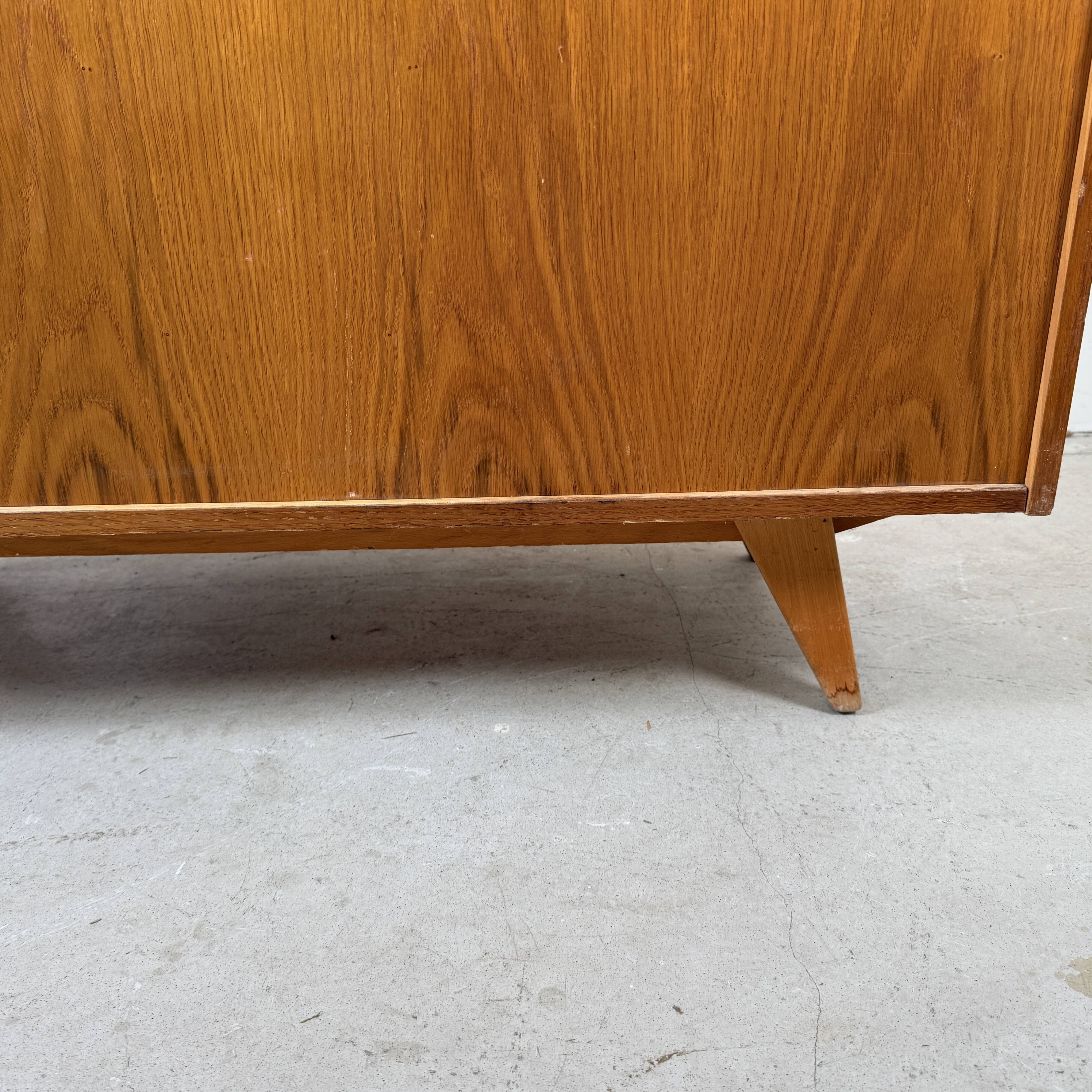 Vintage blanket chest/toy chest U-459, Jiří Jiroutek
