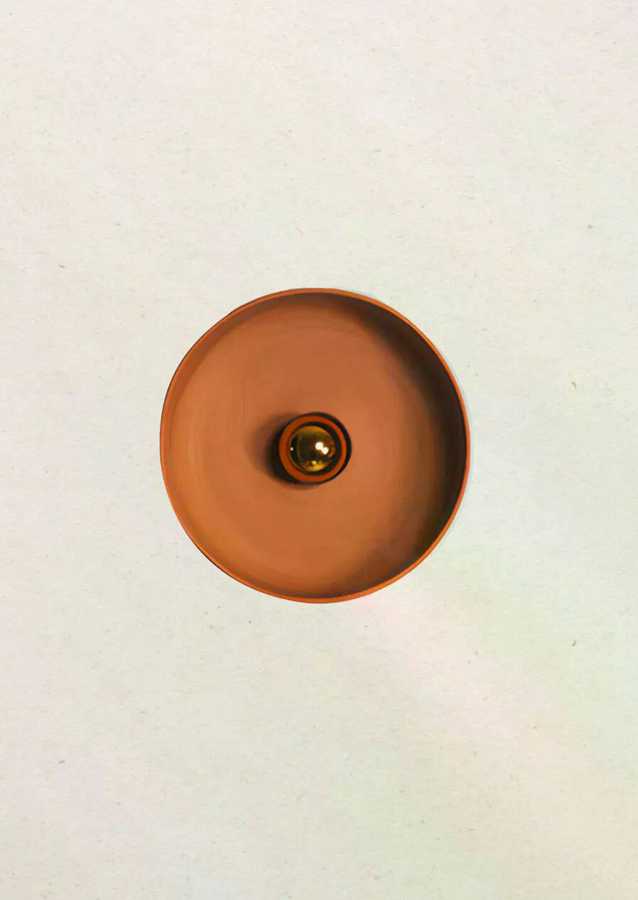 URSULE - Red terracotta - Wall light