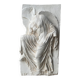 Bas-relief ancien en plâtre Nikè rattachant sa sandale