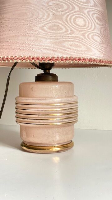 Clichy Glass Art Deco Lamp