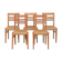Lot de 5 chaises