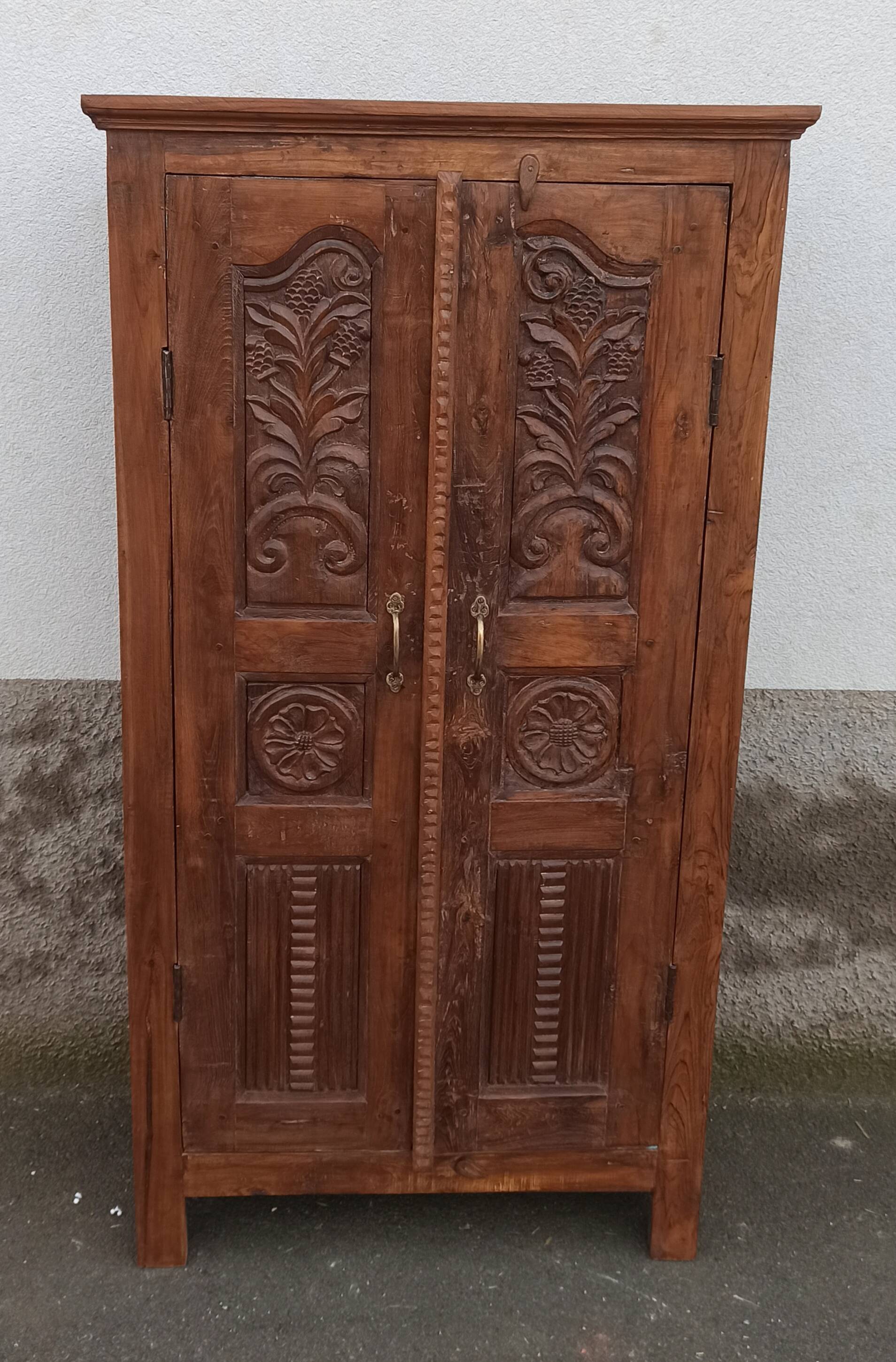 Antique wooden wardrobe