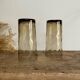 6 LUMINARC France smoked glasses