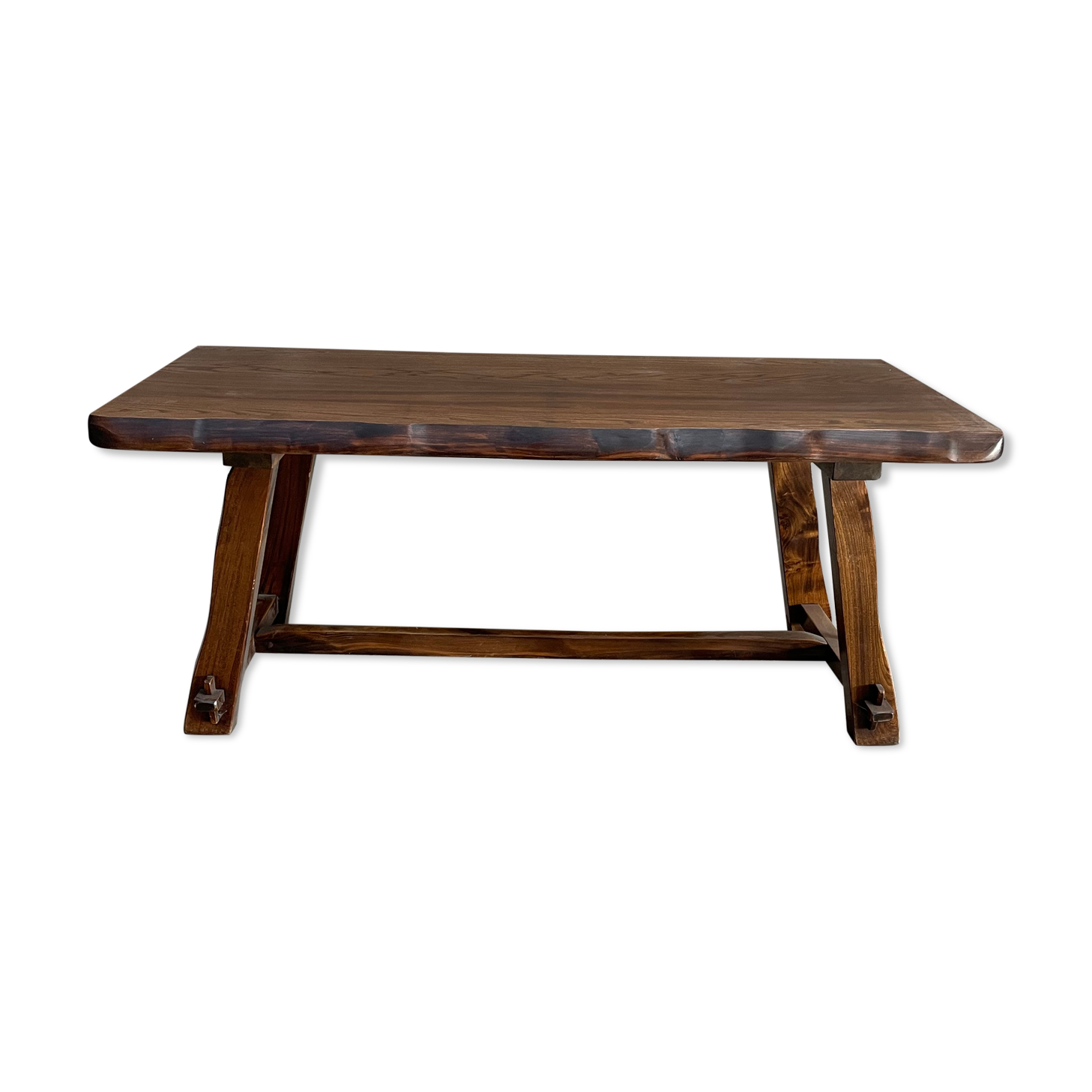 French brutalist table by Aranjou