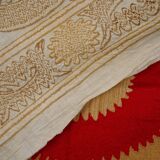 Vintage Turkish hand-knotted rug 127x150 cm