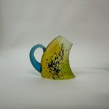 Kjell Engman for Kosta Boda Sweden Tea pot and mug Art glass , 1980's
