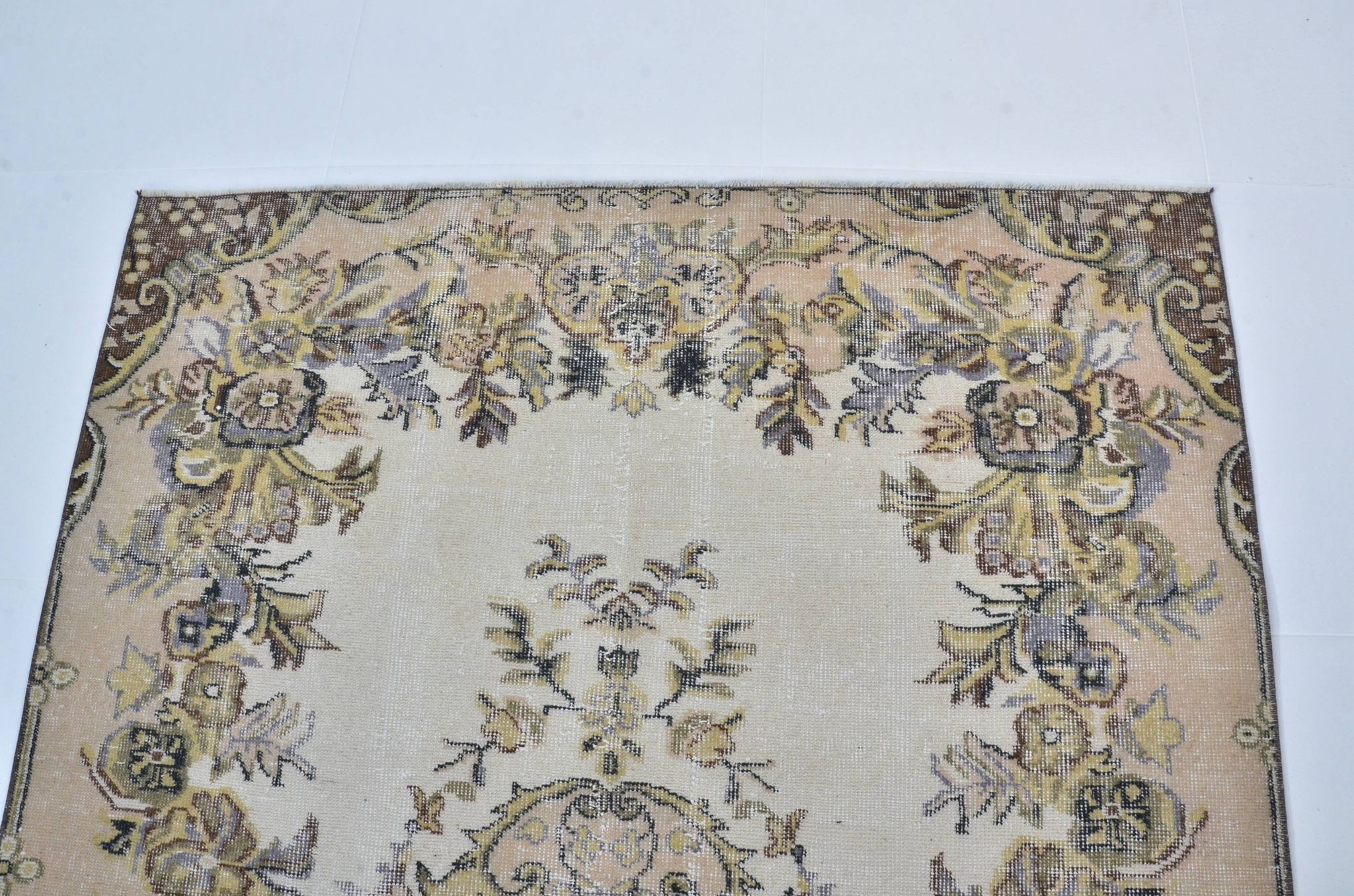 Oushak Turkish Vintage Rug sku 3100