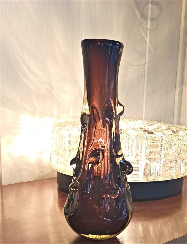 Murano Crystal Vase 70s