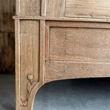 Art Deco display cabinet in oak (renovated)